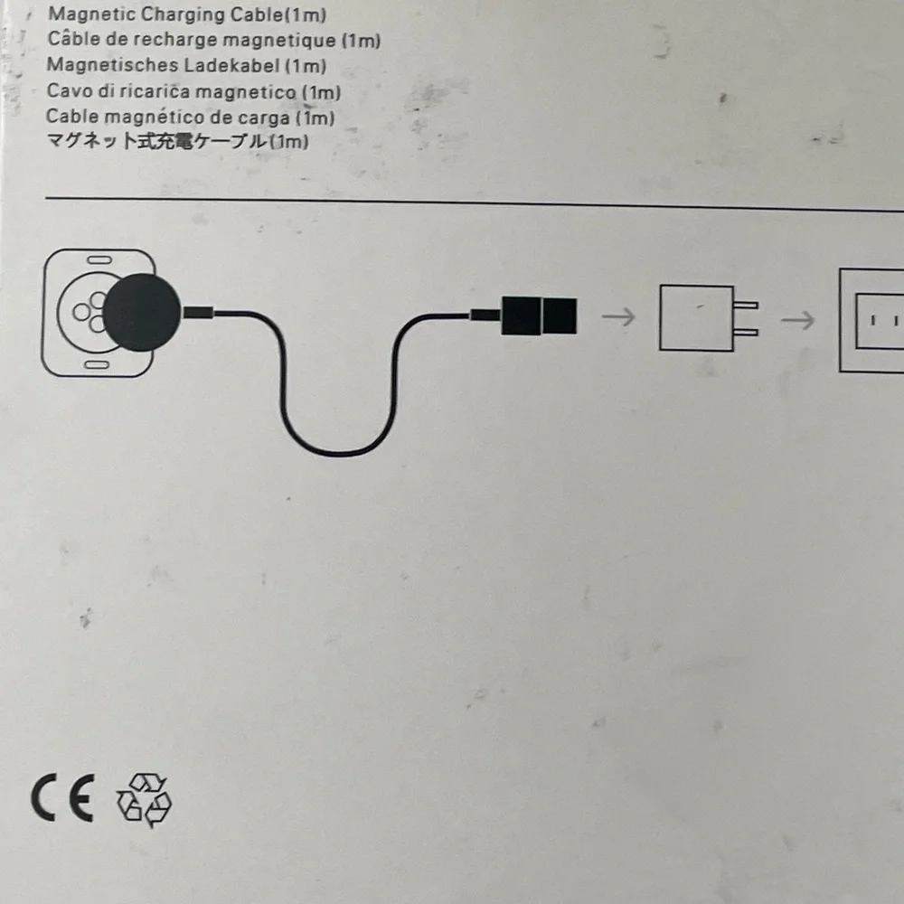 Apple Watch Magnetic Charging Cable 1mm NWT